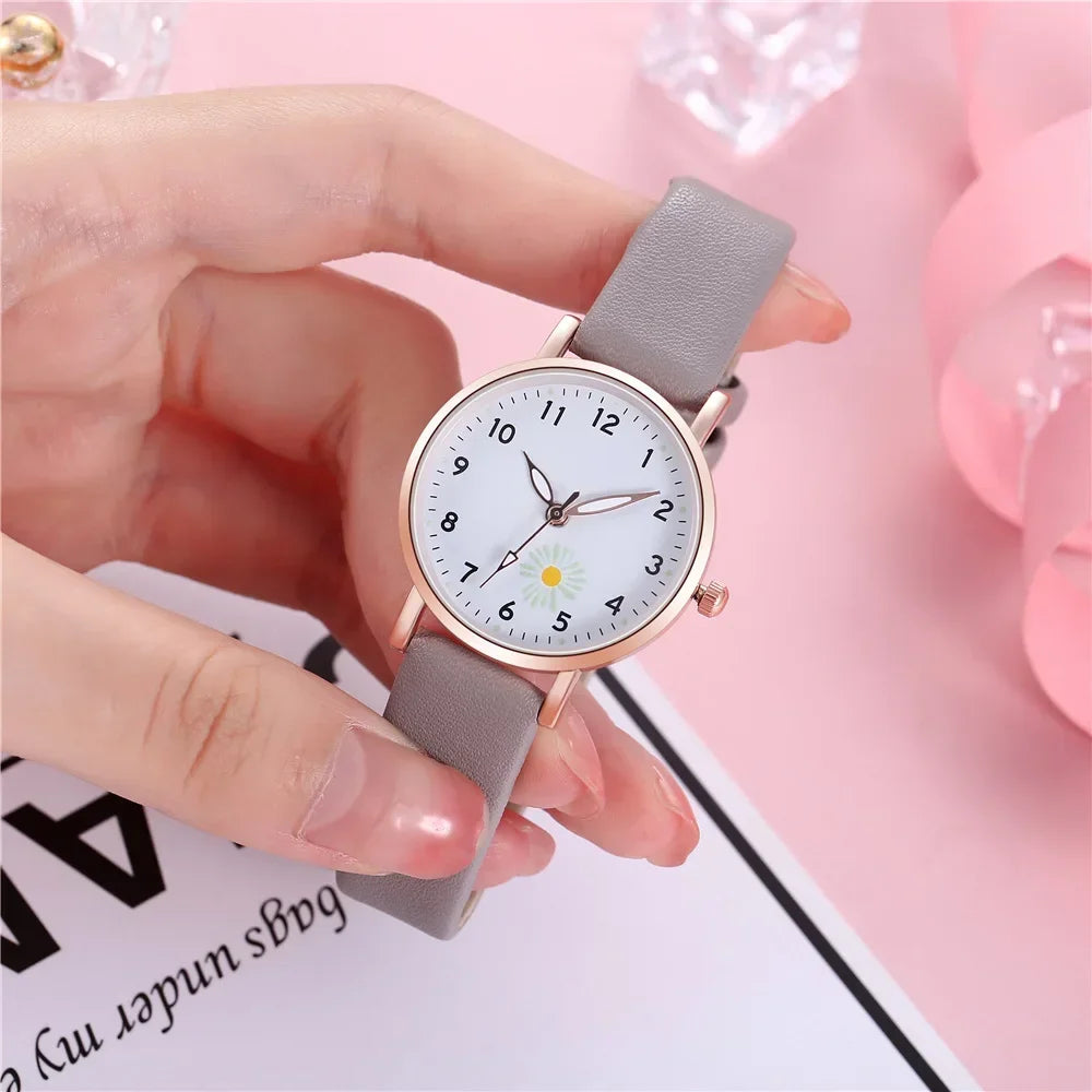 Trendy Ladies Wrist Watches Luminous Women Simple Watches Casual Leather Strap Quartz Watch Clock Montre Femme Relogio Feminino-store3app