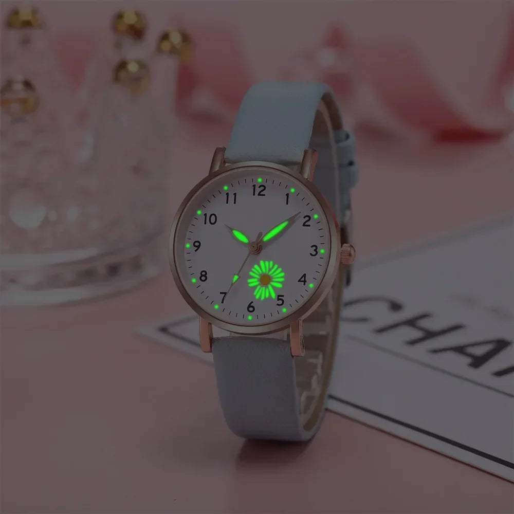 Trendy Ladies Wrist Watches Luminous Women Simple Watches Casual Leather Strap Quartz Watch Clock Montre Femme Relogio Feminino-store3app