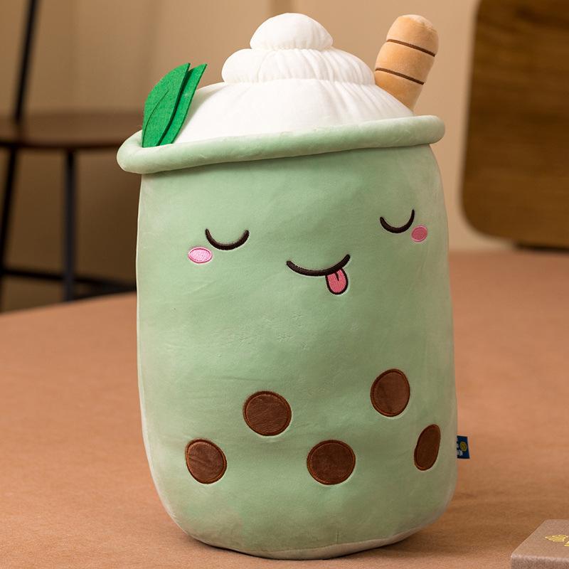 Super soft milk tea cup pillow pillow girls bed pillow pillow bed sofa pillow bay window cute cushion waist pillow-store3app