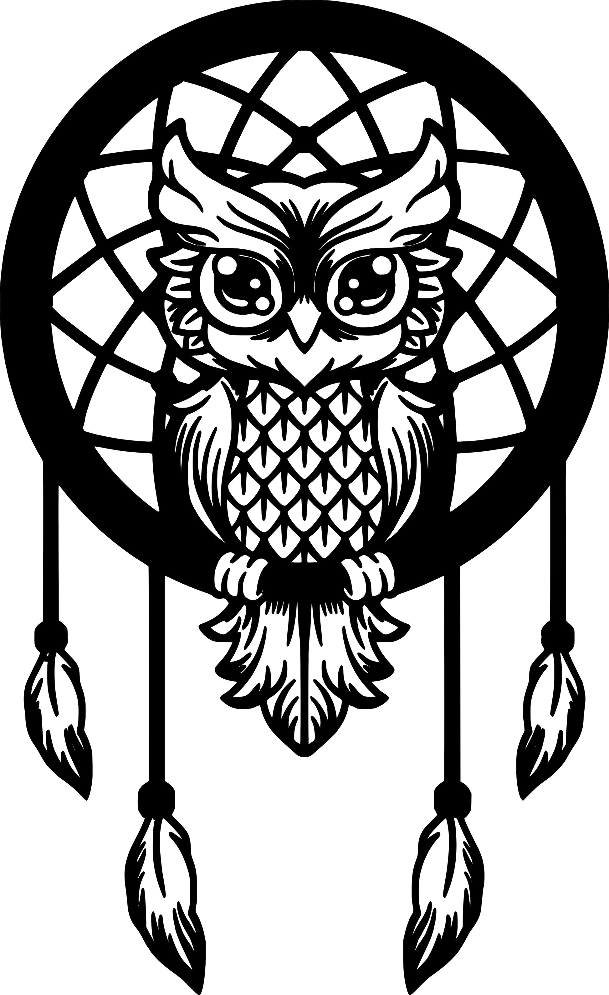 Owl-Inspired Dream Catcher-store3app